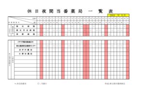 H30救急担当一覧9のサムネイル