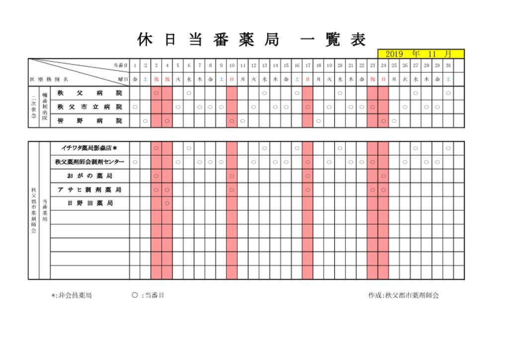 輪番表201911のサムネイル