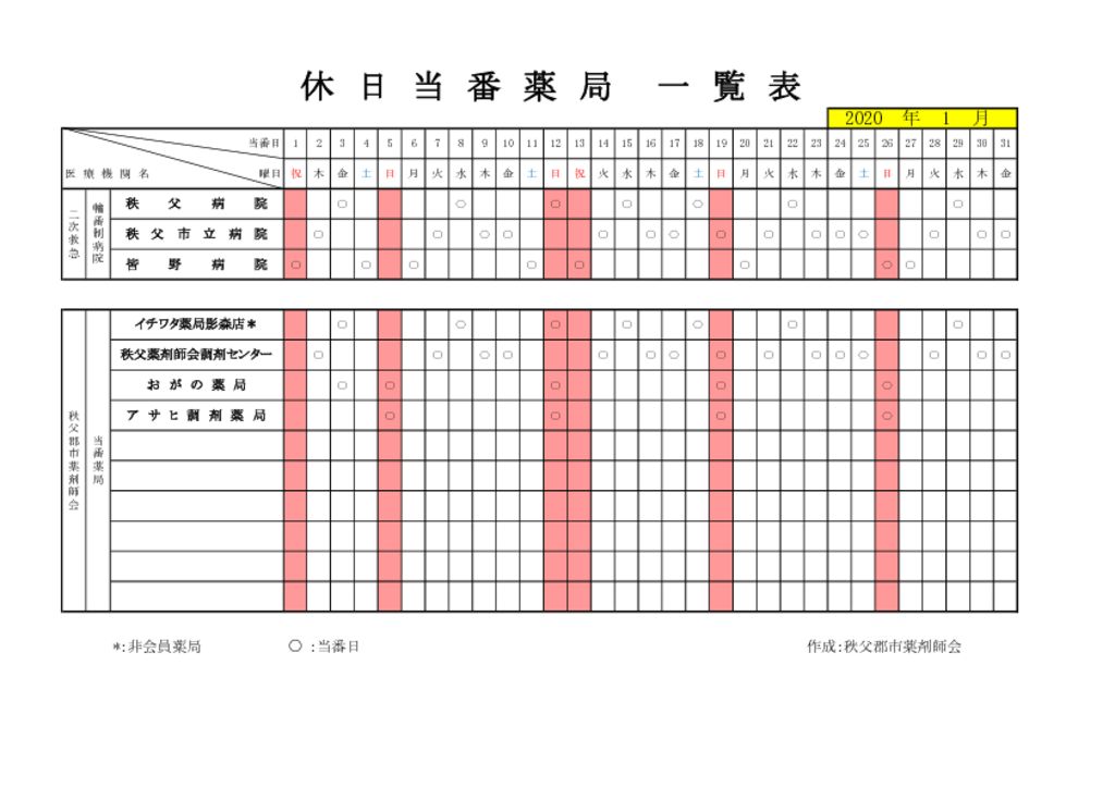 輪番表202001のサムネイル