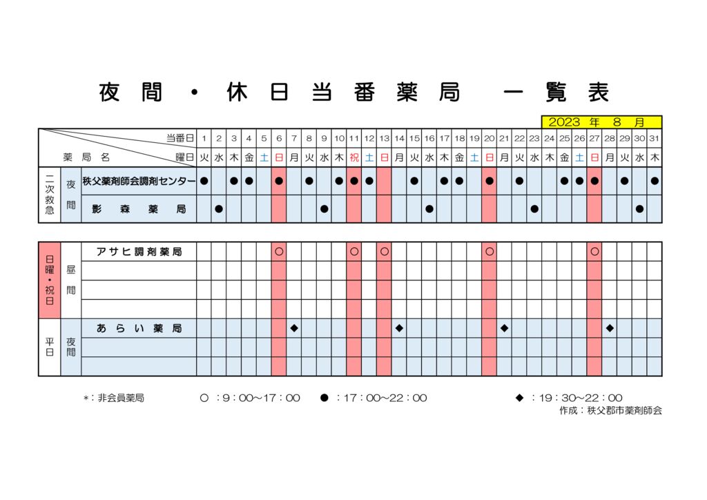 輪番表202308のサムネイル
